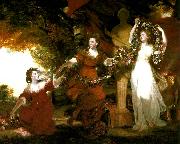 Sir Joshua Reynolds the montgomery sisters oil